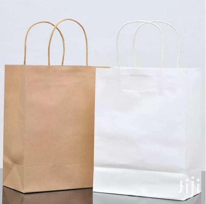 Gift Bags White And Brown