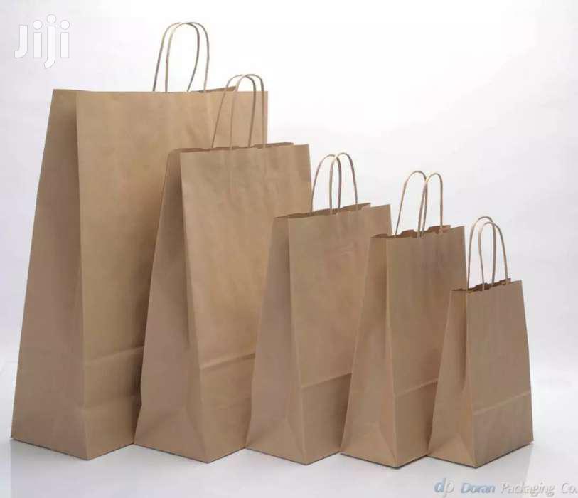 Gift Bags White And Brown