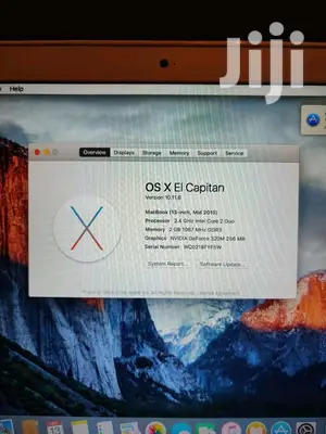 Laptop Apple MacBook 14" 250GB HDD 4GB RAM