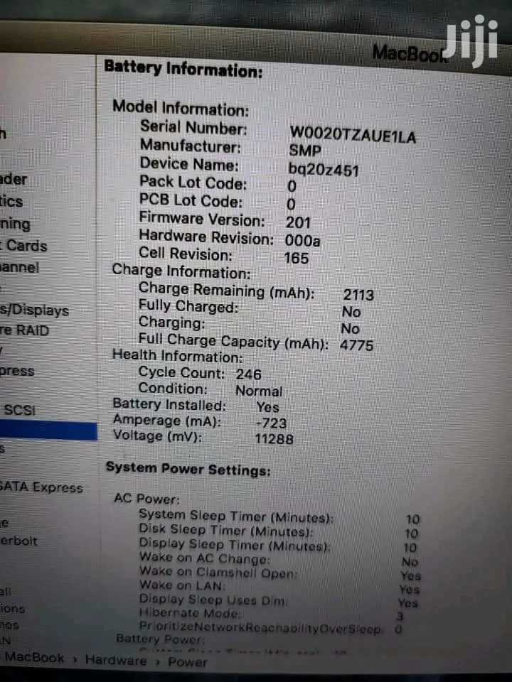 Laptop Apple MacBook 4GB Intel Core 2 Duo HDD 250GB