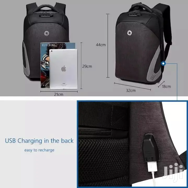Antitheft Bag With Aluminium Handle