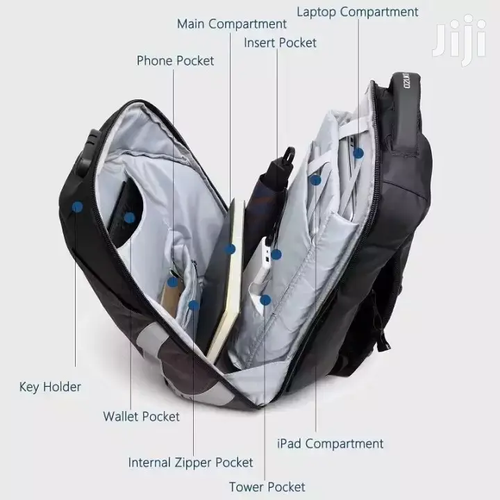 Antitheft Bag With Aluminium Handle
