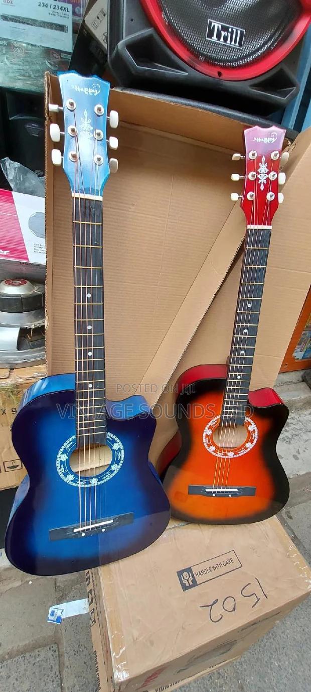 38 Inches Medium Acoustic Guitar Multi Color - main view