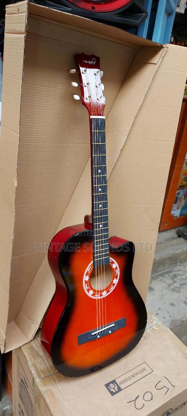 38 Inches Medium Acoustic Guitar Multi Color - thumbnail 3