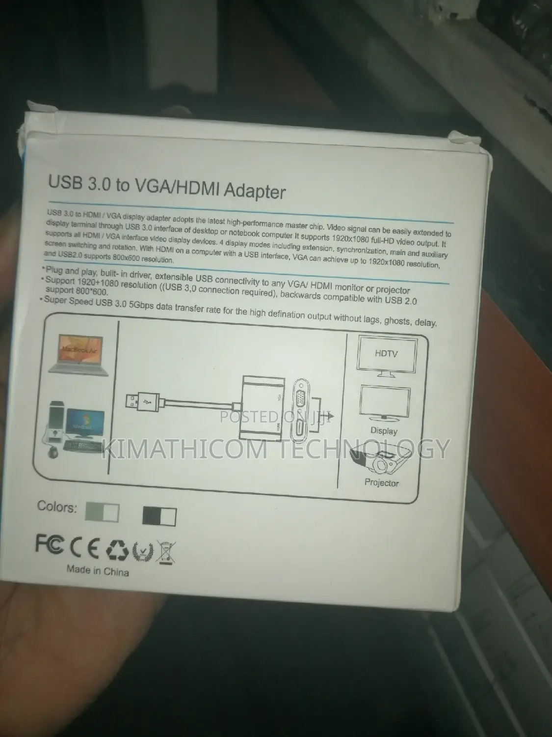 Usb 3.0 To Vga And Hdmi