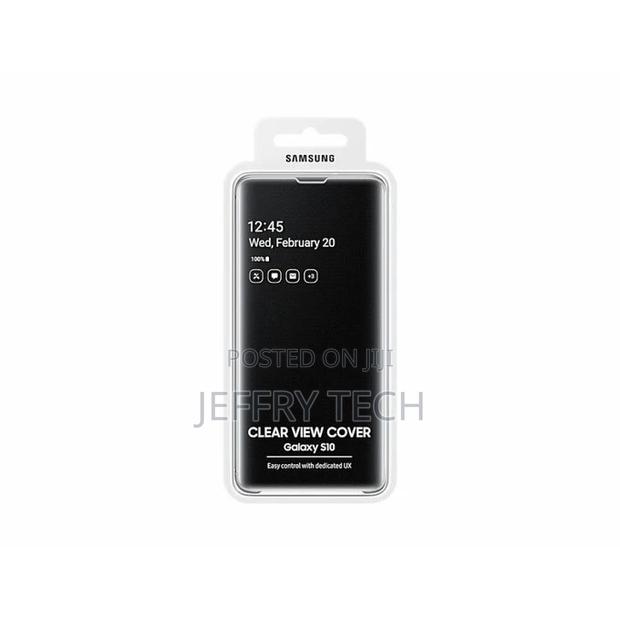 Samsung Galaxy S10 Clear View Cover – Black - thumbnail 2