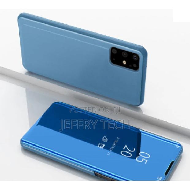 Samsung Galaxy A71 Plating Mirror Case - Blue - main view