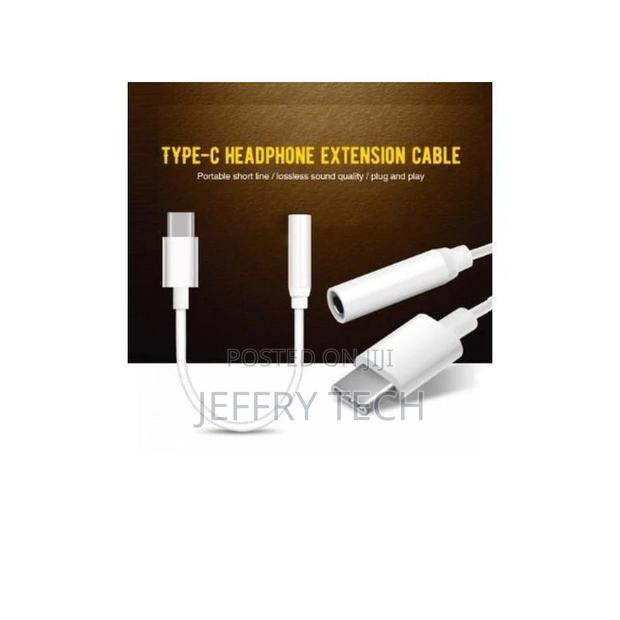 Type-C to 3.5mm Headphone Jack Cable Audio Adapter - For Hua - thumbnail 2