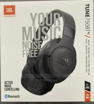 JBL Tune 750 BTNC Wireless Over-ear ANC Headphones - New