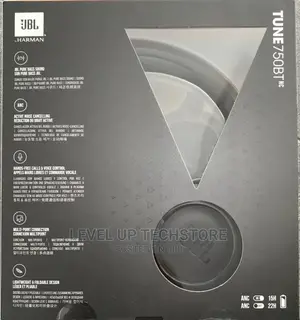 JBL Tune 750 BTNC Wireless Over-ear ANC Headphones - New