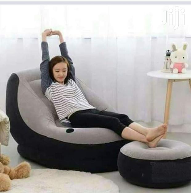 Intex Inflated Seat With A Foot Rest