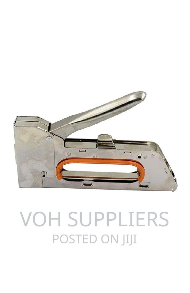 Staple Gun Tacker Heavy Duty Wood Hand Tool Stapler - thumbnail 2