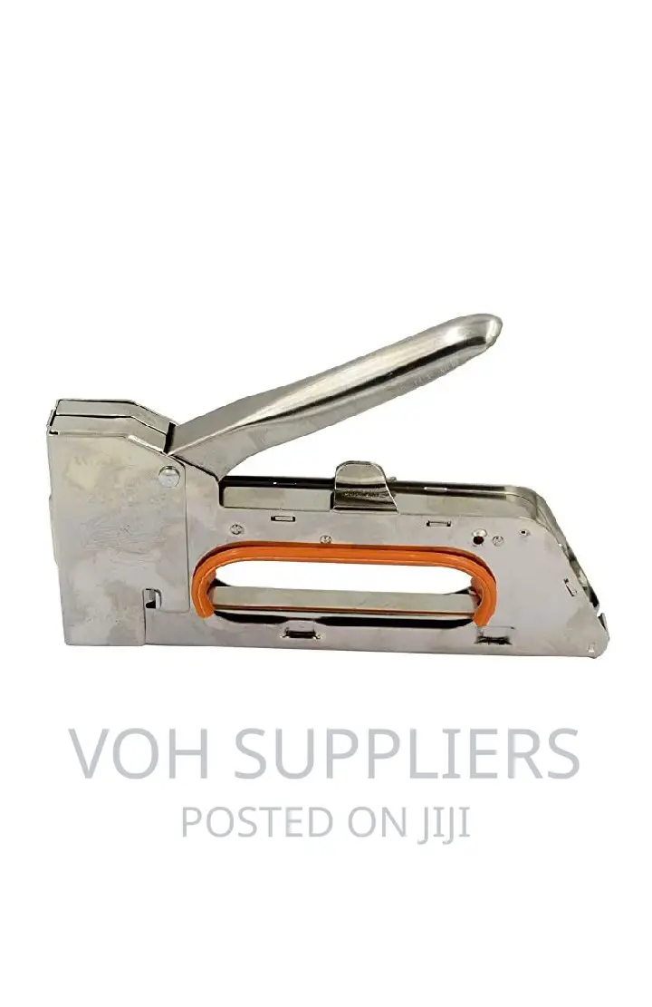 Staple Gun Tacker Heavy Duty Wood Hand Tool Stapler
