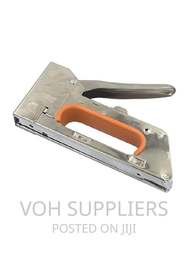 Staple Gun Tacker Heavy Duty Wood Hand Tool Stapler - thumbnail 3