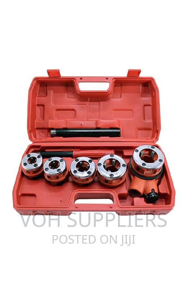 Pipe Threading Tool With Ratchet Handle - 3/8", 1/2", 3/4", - main view