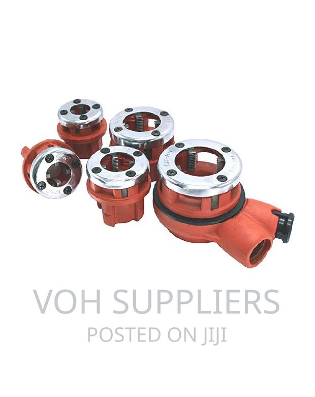 Pipe Threading Tool With Ratchet Handle - 3/8", 1/2", 3/4", - thumbnail 5