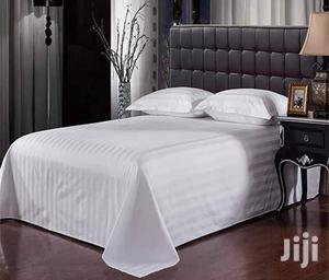 White Stripped Bedsheet - thumbnail 2