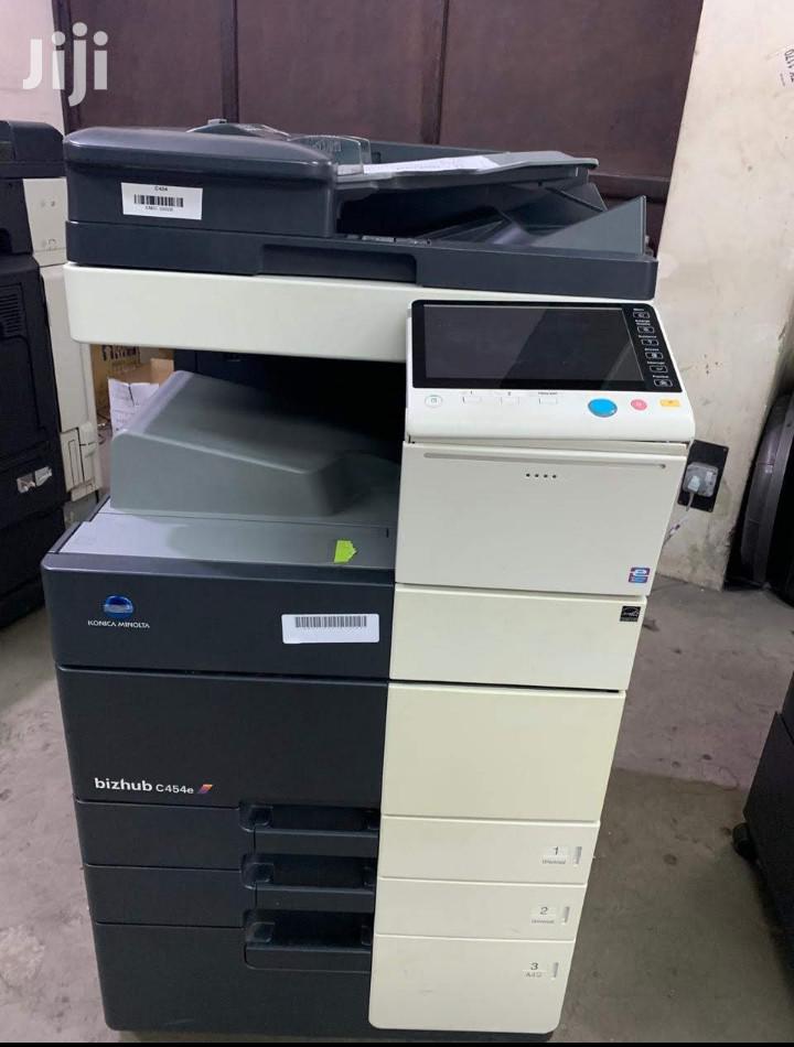 Colored Konica Minolta Bizhub C 454e Photocopier Machine