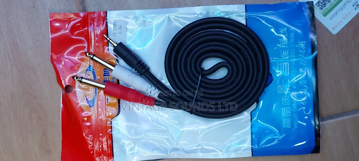 3.5 Jack To 1/4inch 6.35 Jack Cable