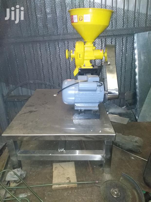Peanut Butter Machine Imported Heavy-Duty With S. S. Stand - main view