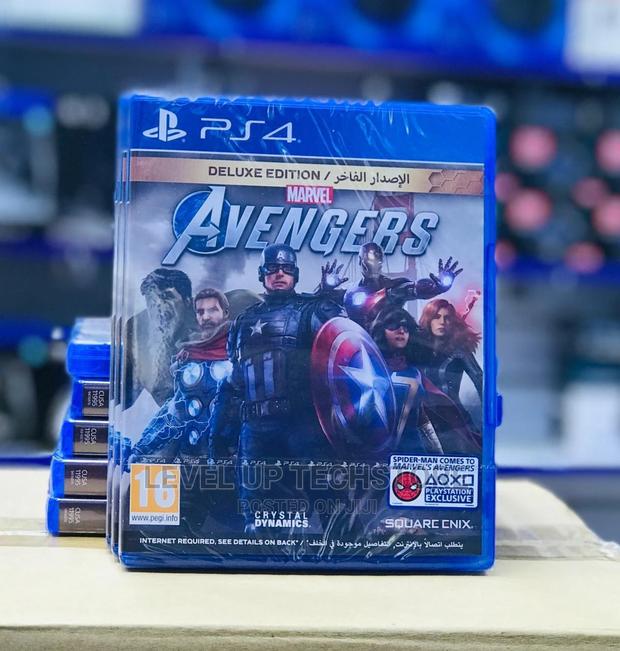 Marvel Avengers Deluxe Edition PS4 Game - Brand New Sealed - main view