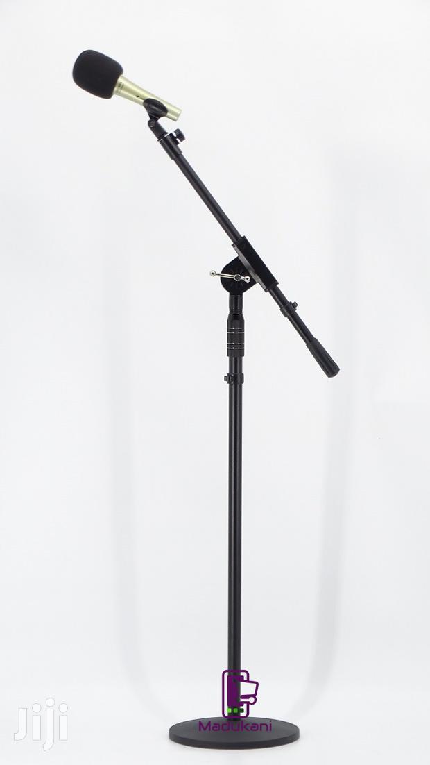 Boyong Extra Heavy Duty Microphone Stand With Cast Iron Roun - thumbnail 4