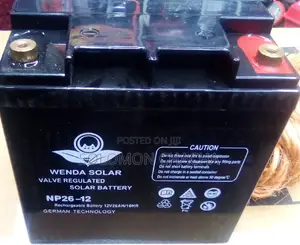 Wenda Solar Np26-12v26ah/20hr Solar Rechargeable