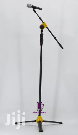 Microphone Tripod Stand With One-Hand Clutch Height Adjustme