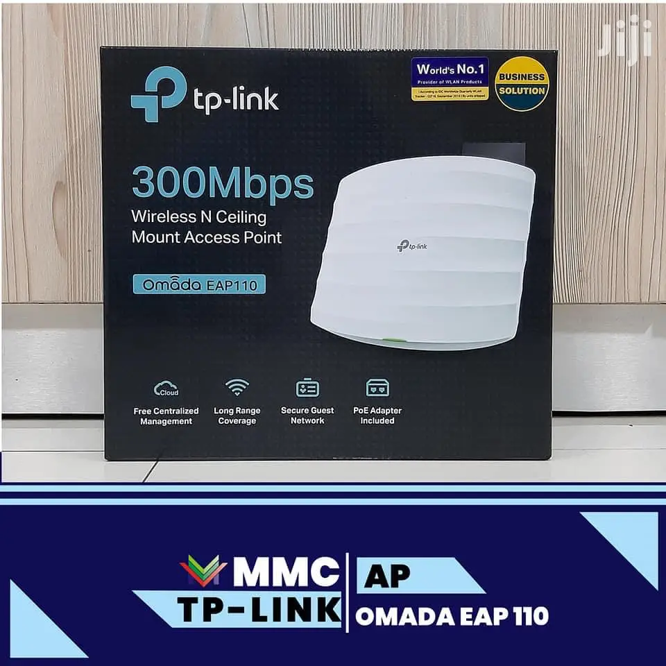 TP Link EAP110 N300 Wireless N Ceiling Mount Access Point