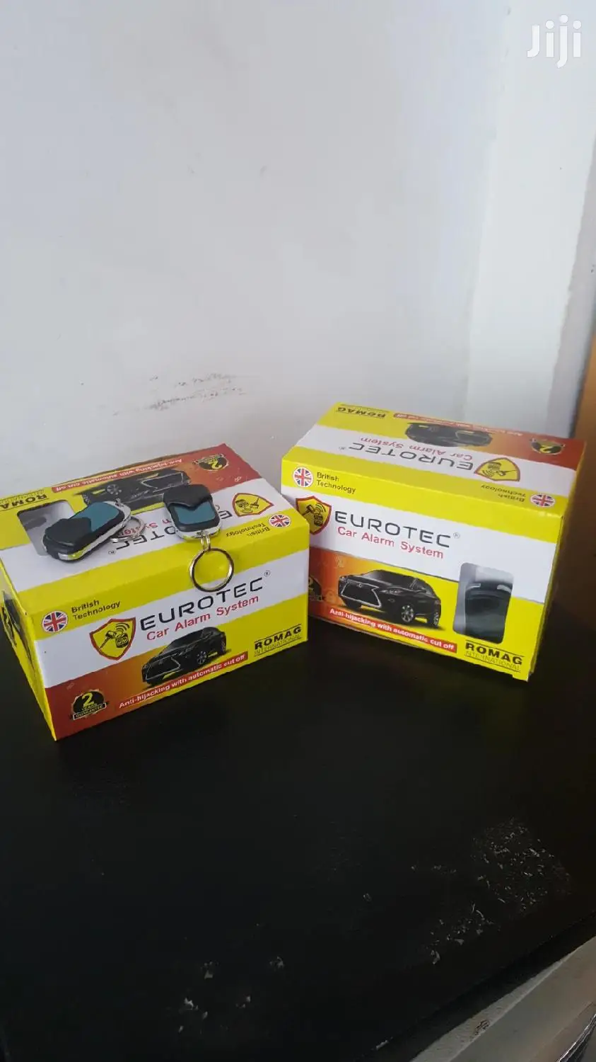 New Eurotec Car Alarm With Engine Immobilizer, Free Installa