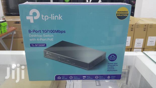 TP LINK TL-SF1008P 8 Port Desktop Switch With 4-port Poe+