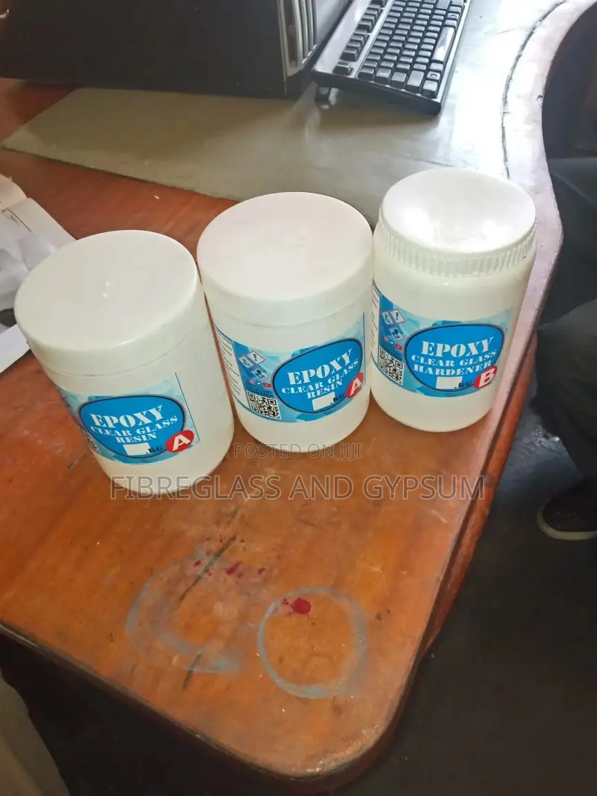 Clear Glass Epoxy Resin and Hardener