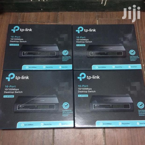 TP Link TL-SF1016D 16-port 10/100mbps Desktop Switch