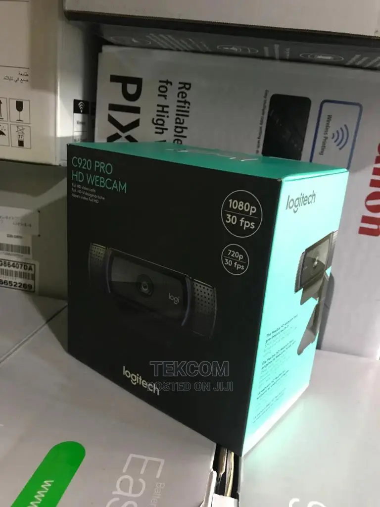 Logitech C920 PRO HD Webcam, 1080p Video With Stereo Audio