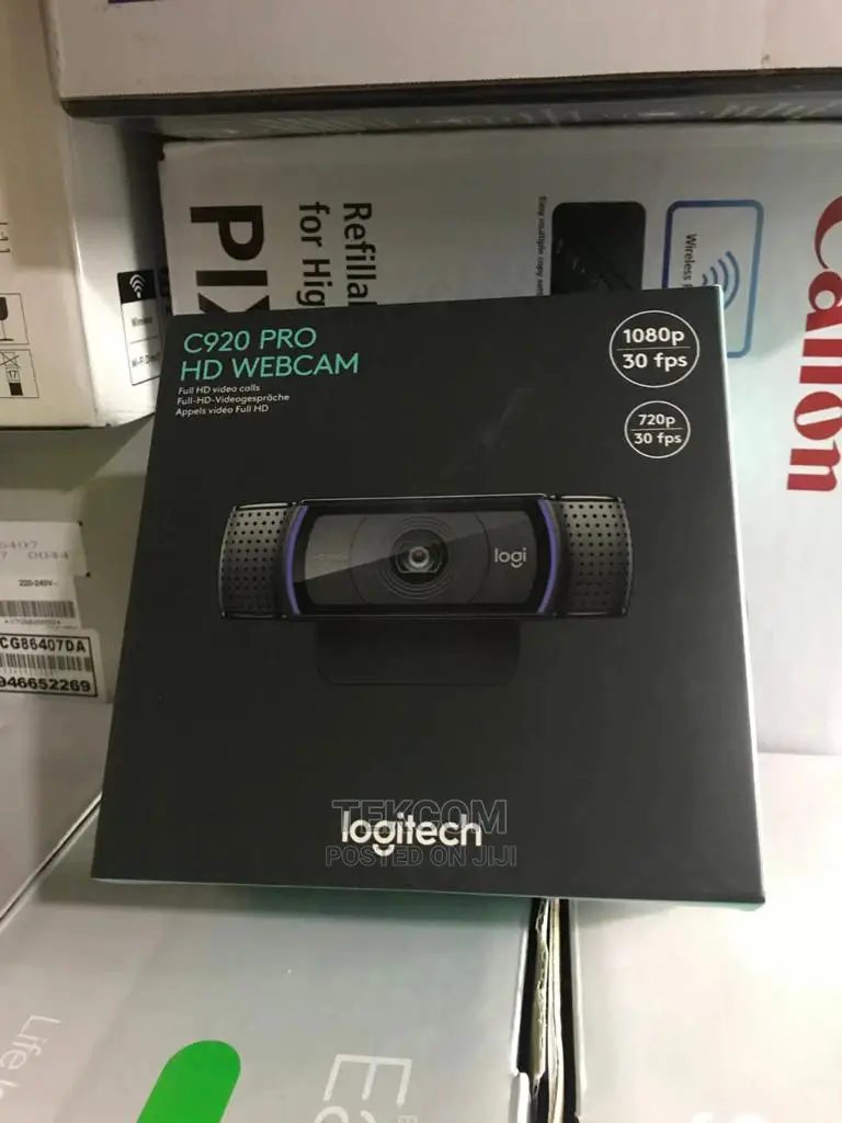 Logitech C920 PRO HD Webcam, 1080p Video With Stereo Audio