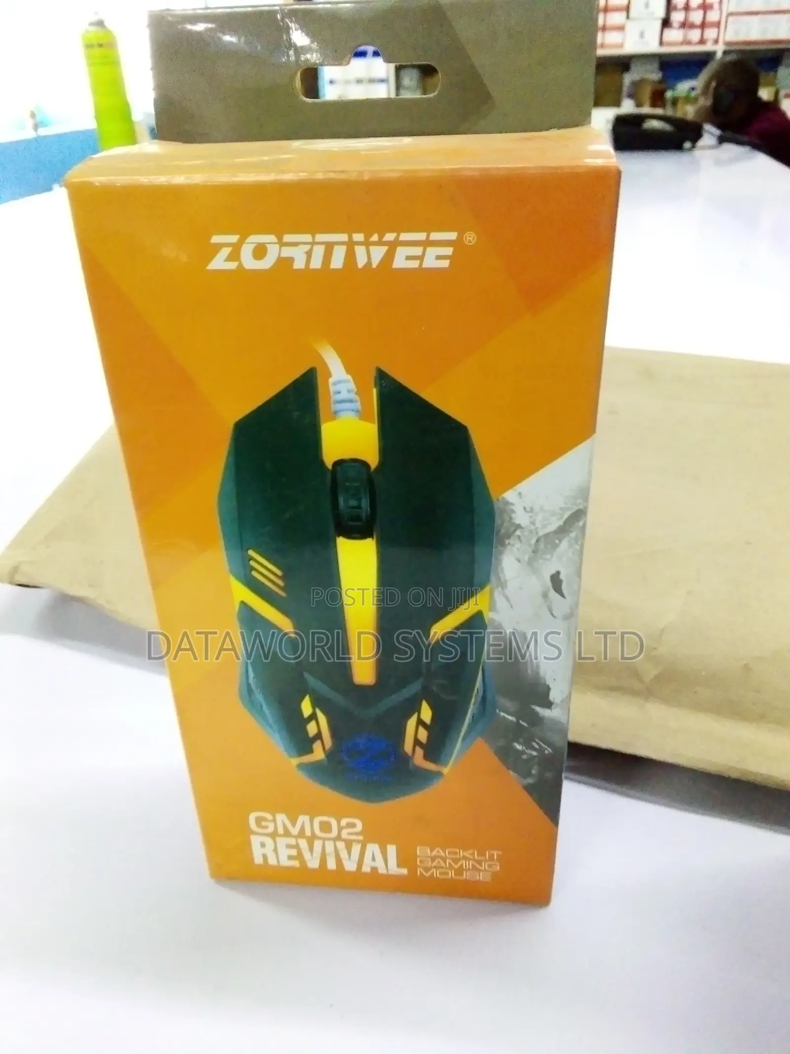 Zornwee GM02 Revival Backlit Gaming Optical Mouse Black