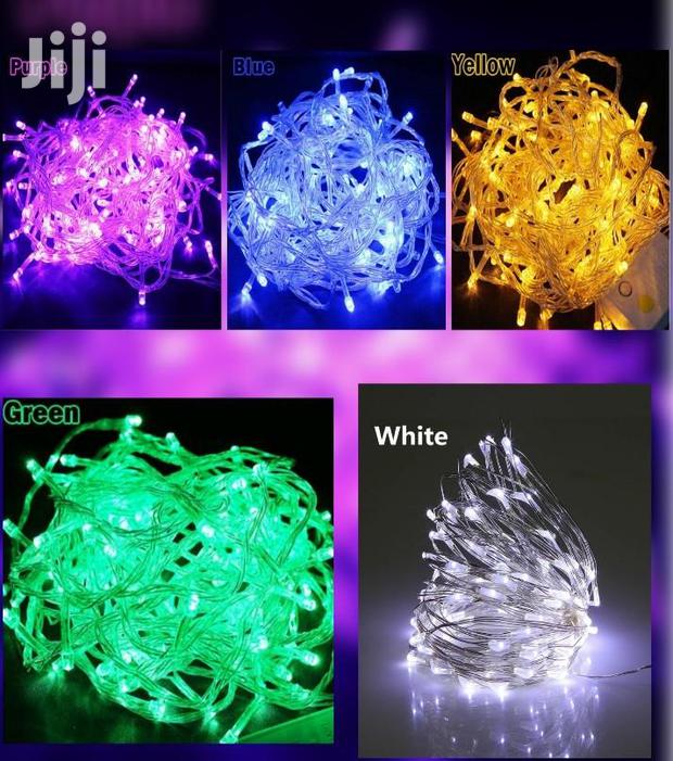 Christmas 10mtrs Long Multi Coloured /One Colour Led Lights- - thumbnail 2