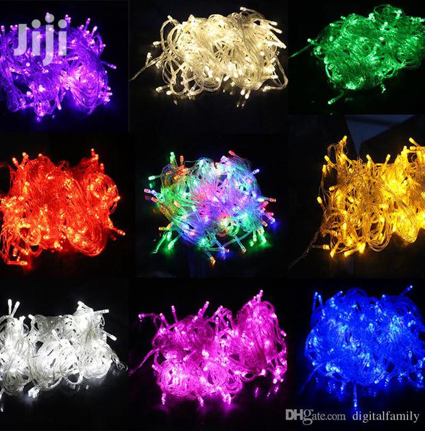 Christmas 10mtrs Long Multi Coloured /One Colour Led Lights- - thumbnail 3