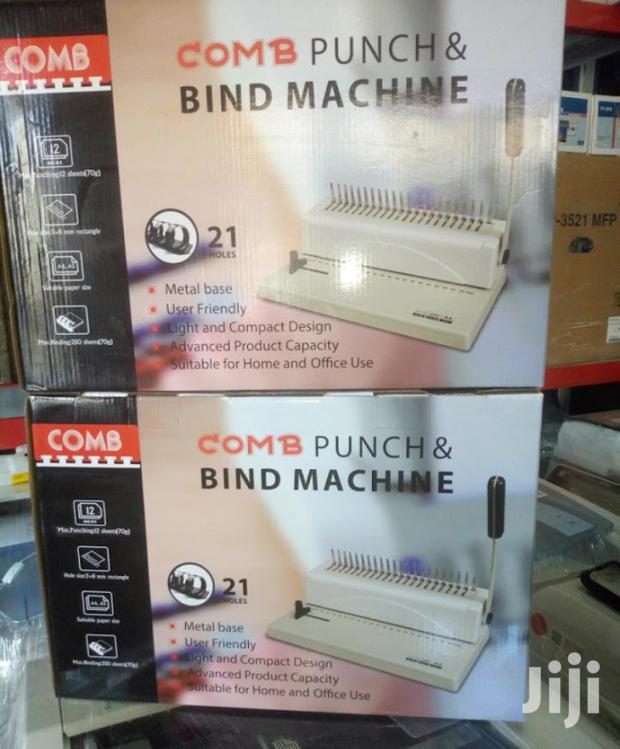 Binding Machine - main view