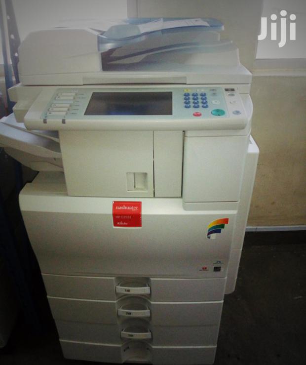 Colored Ricoh Aficio Mp C 2551 Photocopier Machine
