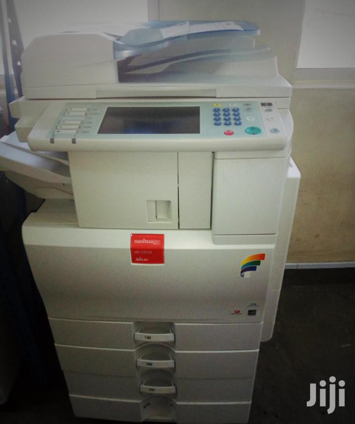Colored Ricoh Aficio Mp C 2551 Photocopier Machine