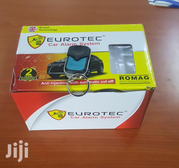 Eurotec Car Alarm With Engine Immobilizer/Cut Off, Free Inst