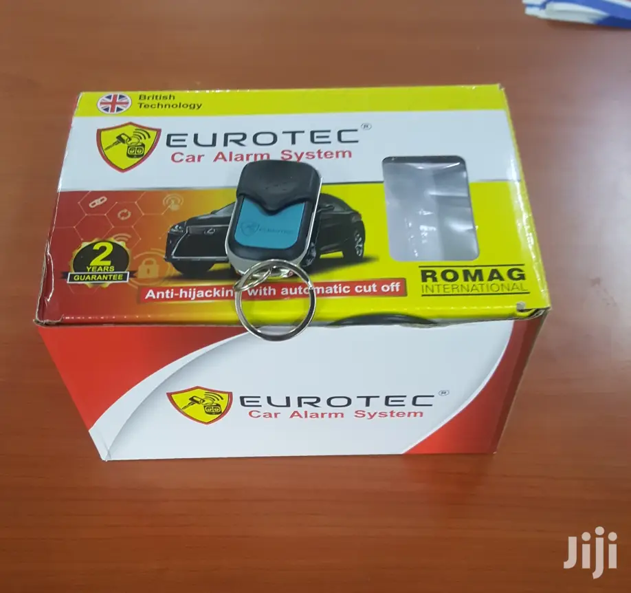 Eurotec Car Alarm With Engine Immobilizer/Cut Off, Free Inst
