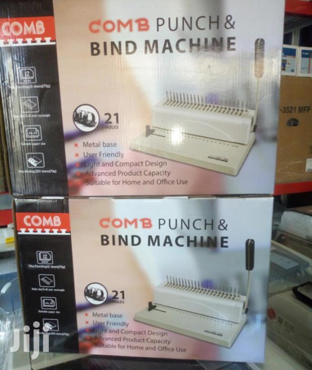 Binding Machine - main view