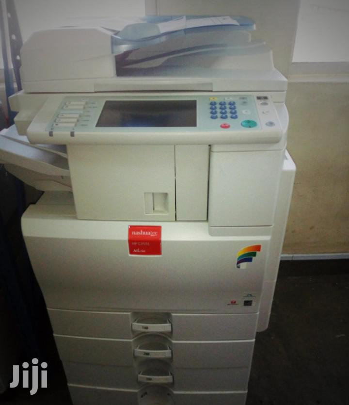 Colored Ricoh Aficio Mp C 2551 Photocopier Machine