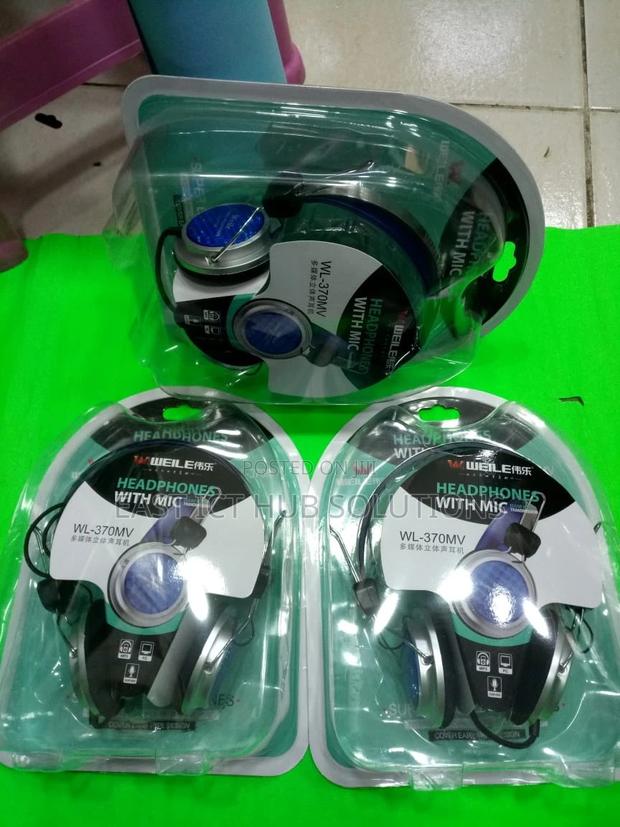 Wired Super Headphones With Mike Ideal For Zoom - main view