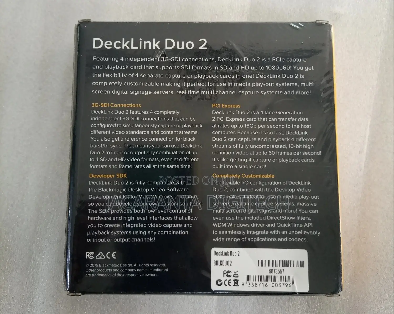 Blackmagic Decklink Duo 2 for Live Streaming