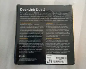 Blackmagic Decklink Duo 2 for Live Streaming