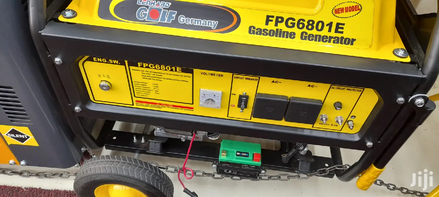 7.5kva Lenhard Golf Gasoline Petrol Generator FPG6801E