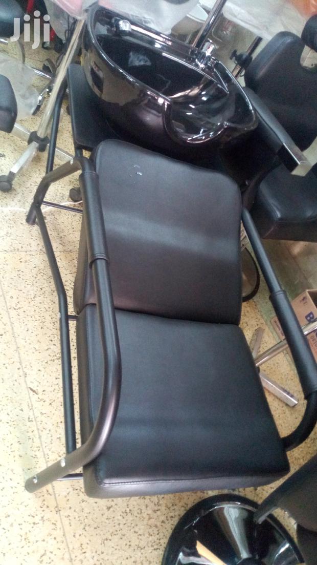 Salon Black Sink - main view